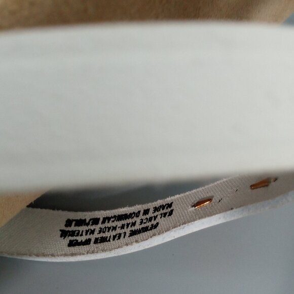 GH Bass Sunjuns New White Leather Size 9 NWOT - Picture 8 of 8